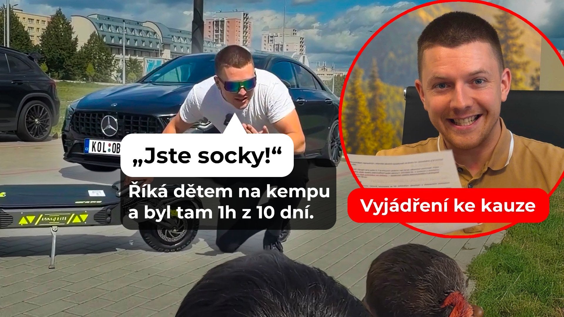 Satirická rekonstrukce EV NEWS — vymyšlená kauza