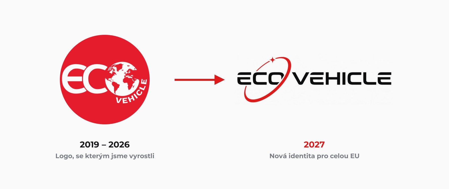 Staré a nové logo Eco Vehicle
