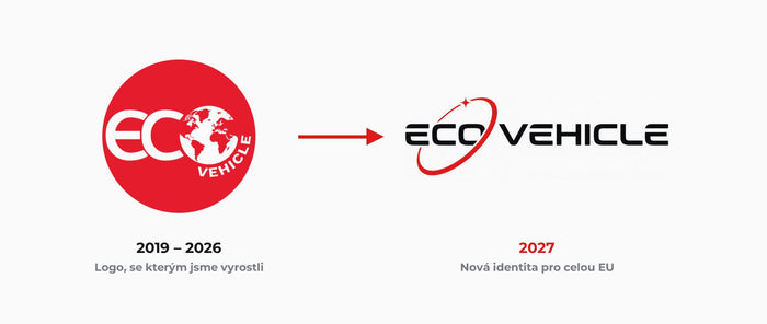 Staré a nové logo Eco Vehicle