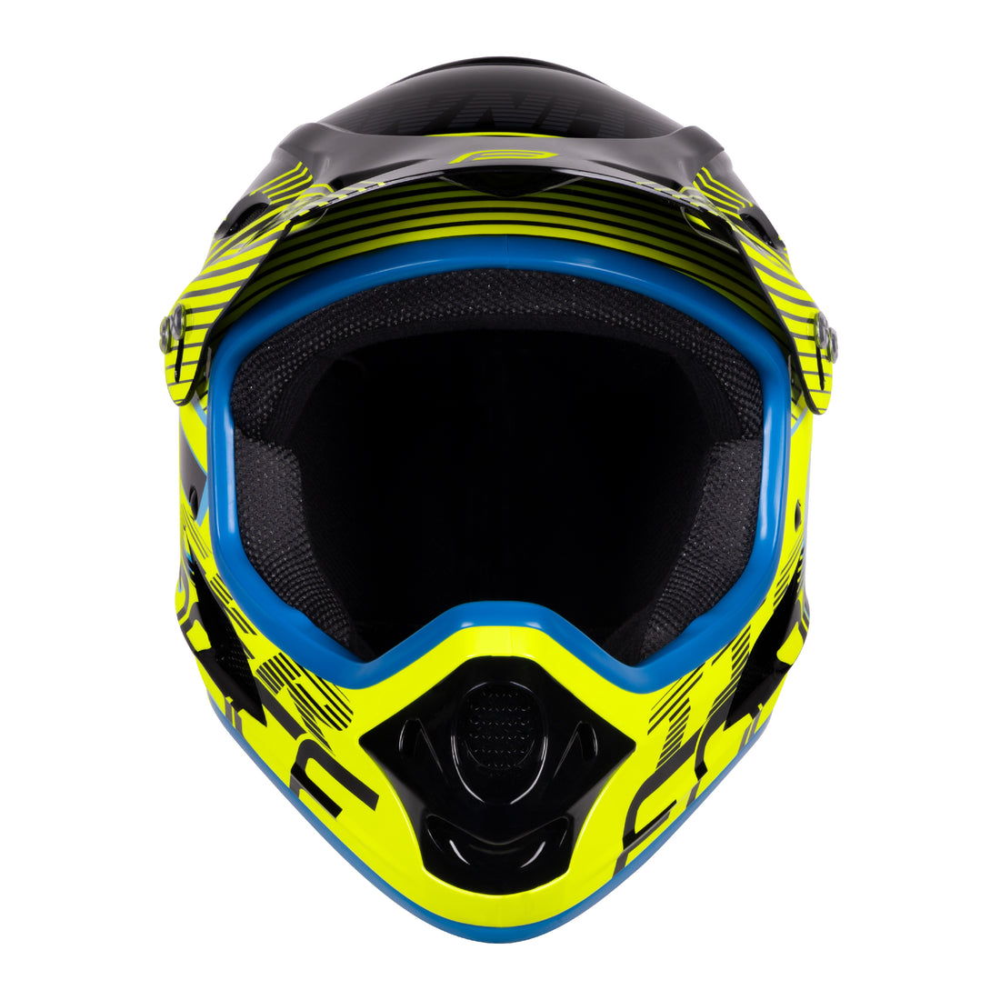Helma Force Tiger - Černo-Fluo-Modrá