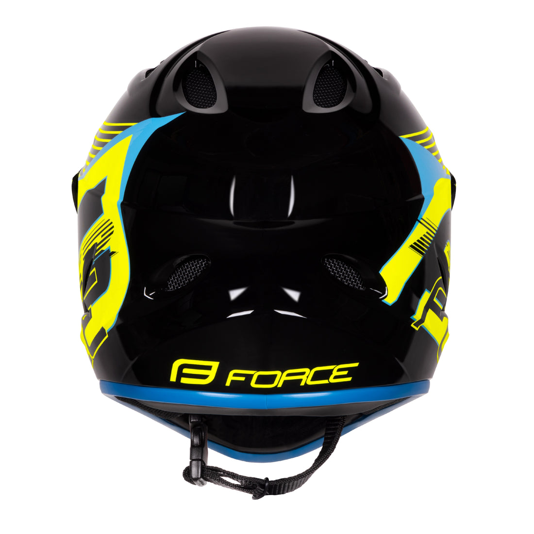 Helma Force Tiger - Černo-Fluo-Modrá