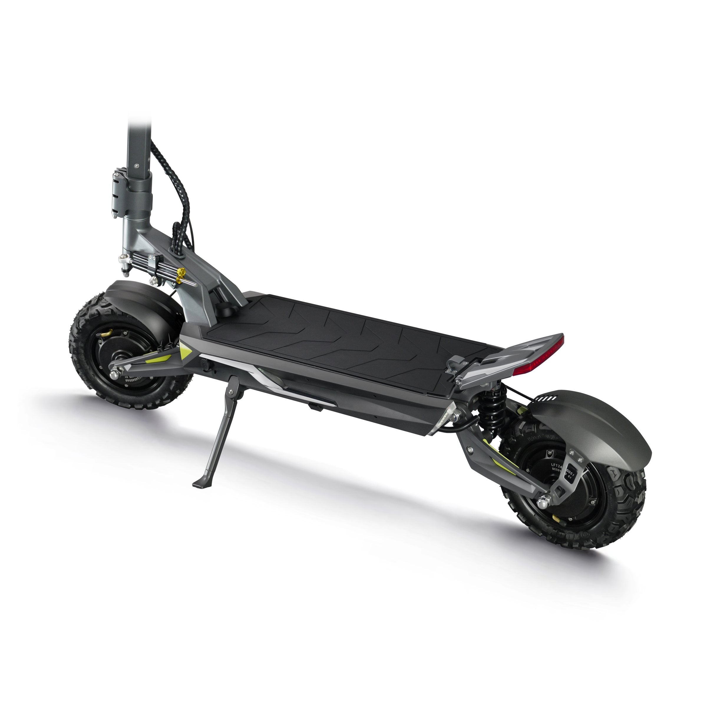 Zadní část Langfeite C1 s hydraulickou brzdou